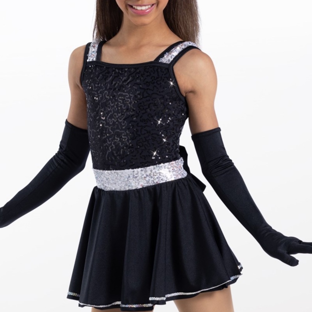 NWOT weissman “ One Kiss” girls dance costume